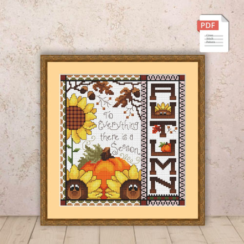 Autumn Cross Stitch Pattern #ssn068