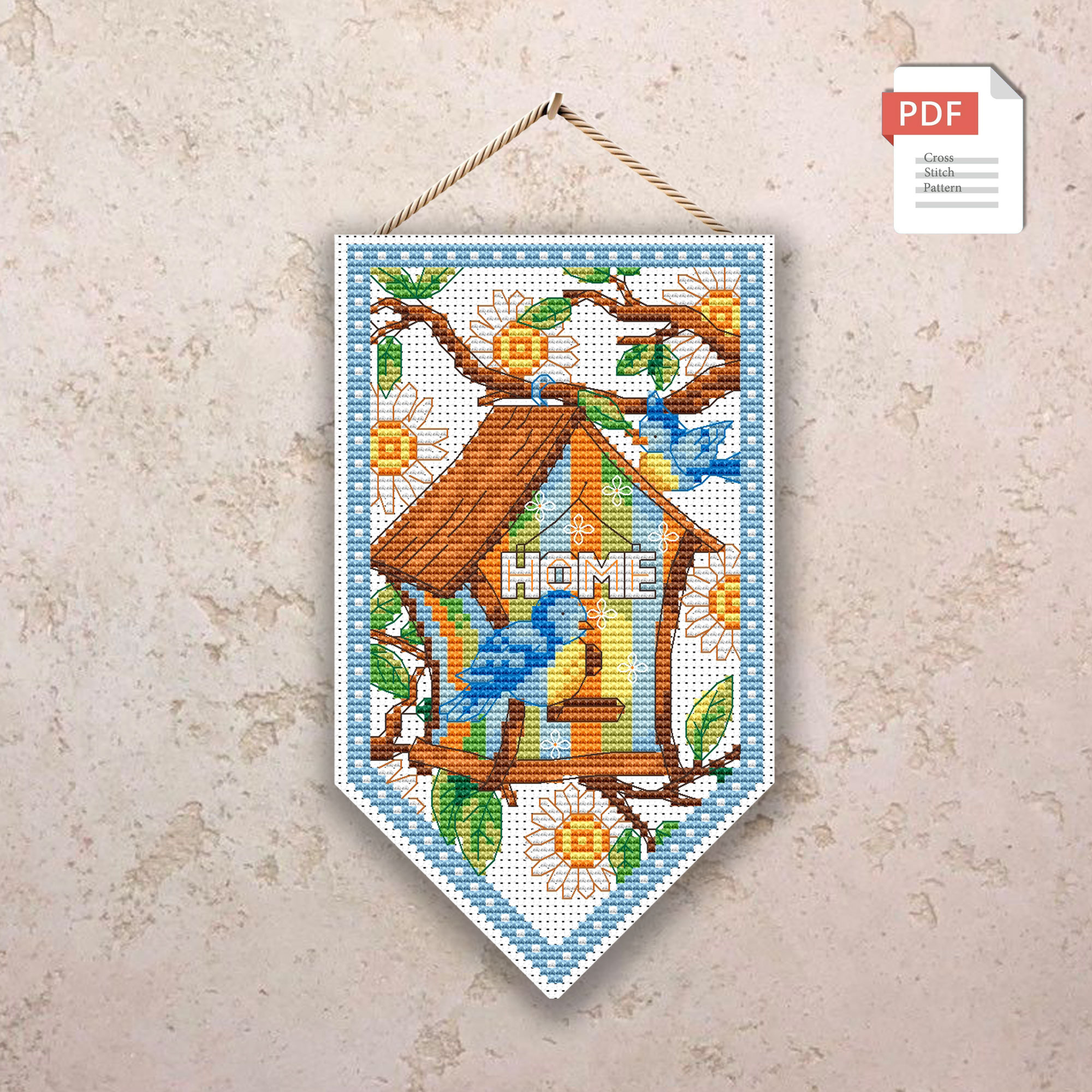 Spring Cross Stitch Pattern #ssn071