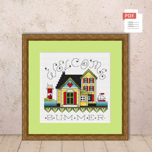Summer House Cross Stitch Pattern #ssn147