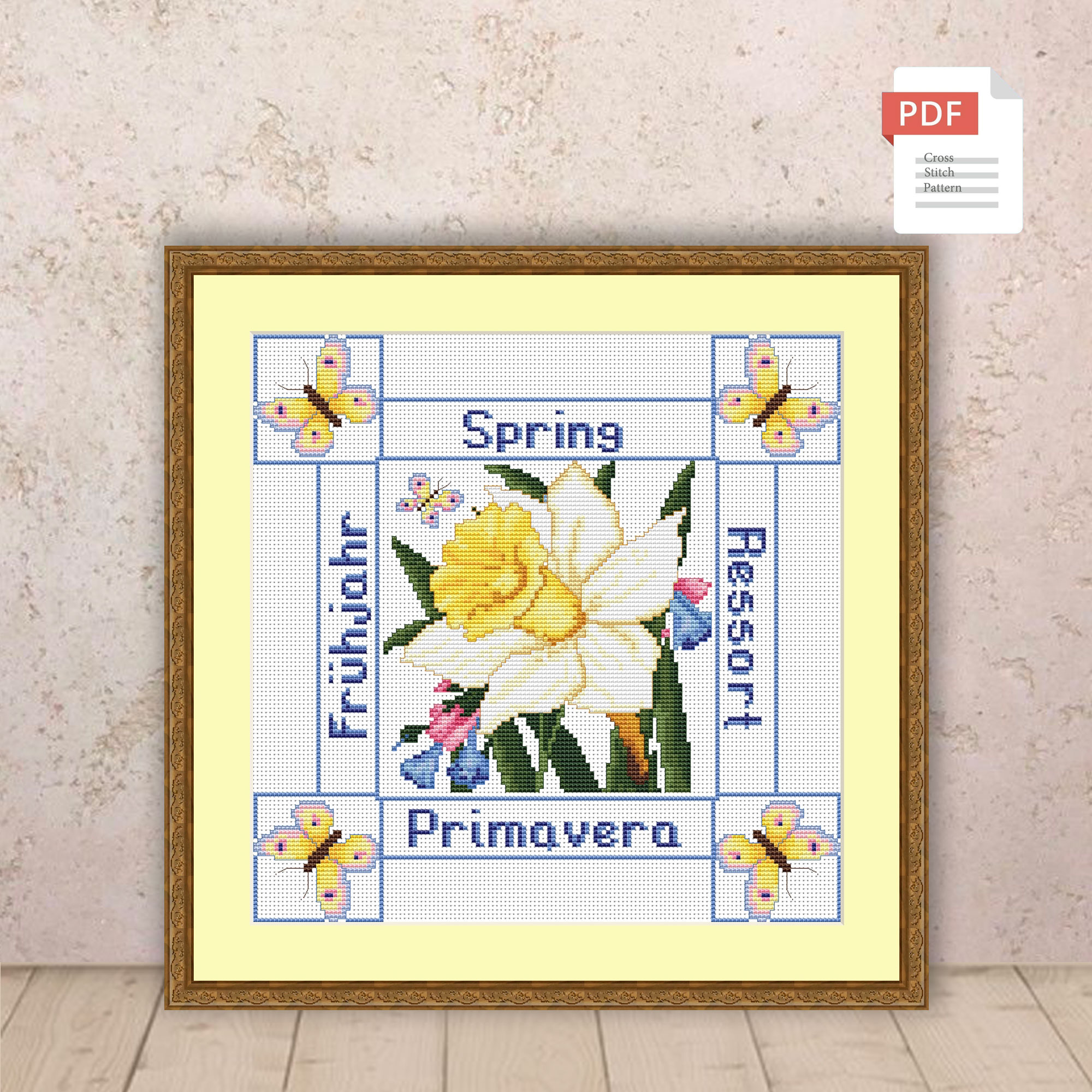 Spring Cross Stitch Pattern #ssn191