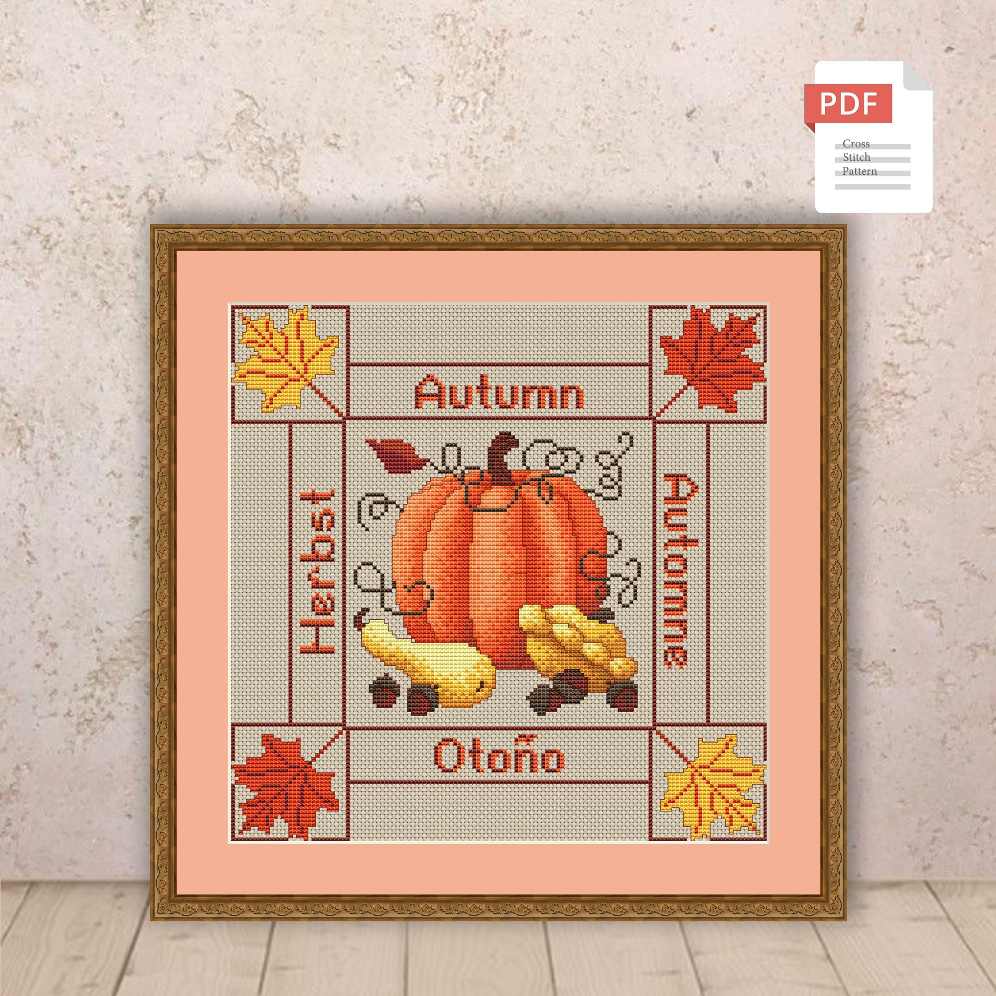 Autumn Cross Stitch Pattern #ssn193 - Image 2