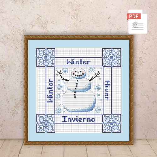 Winter Cross Stitch Pattern #ssn194