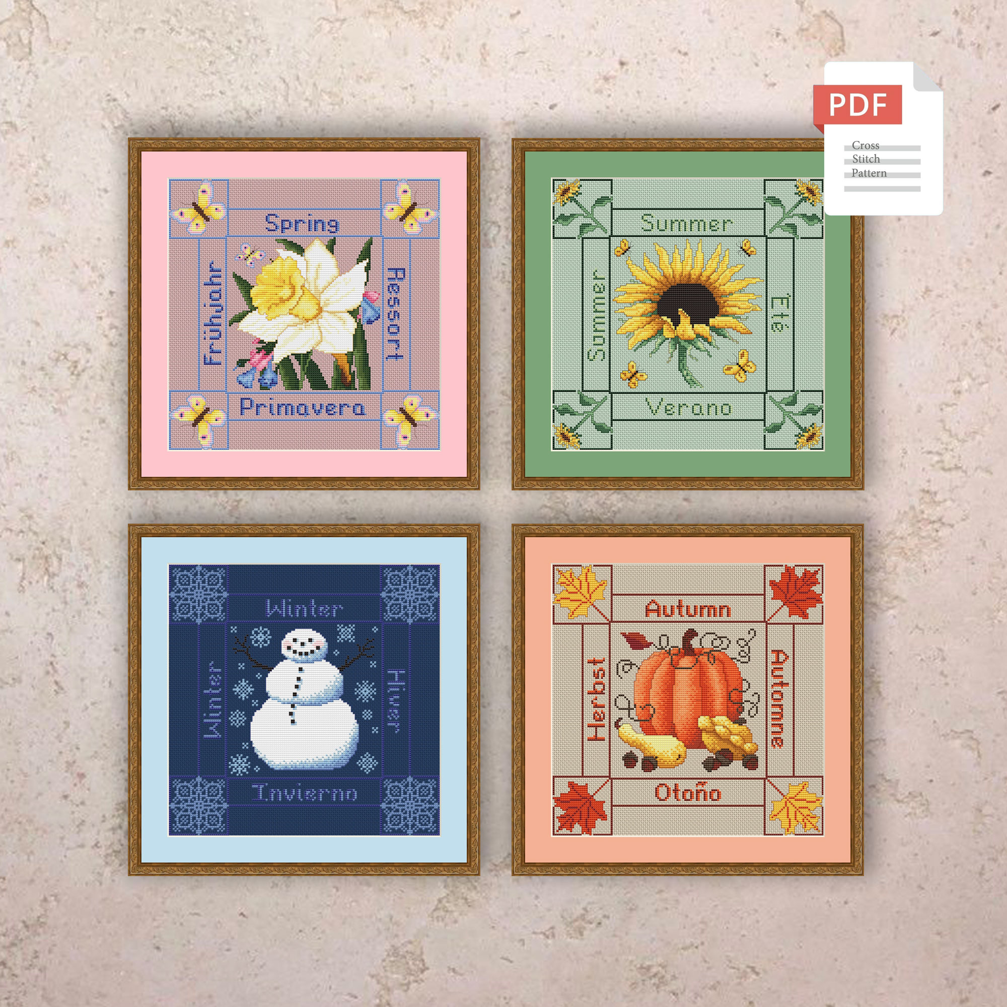 Spring Cross Stitch Pattern #ssn191 - Image 4