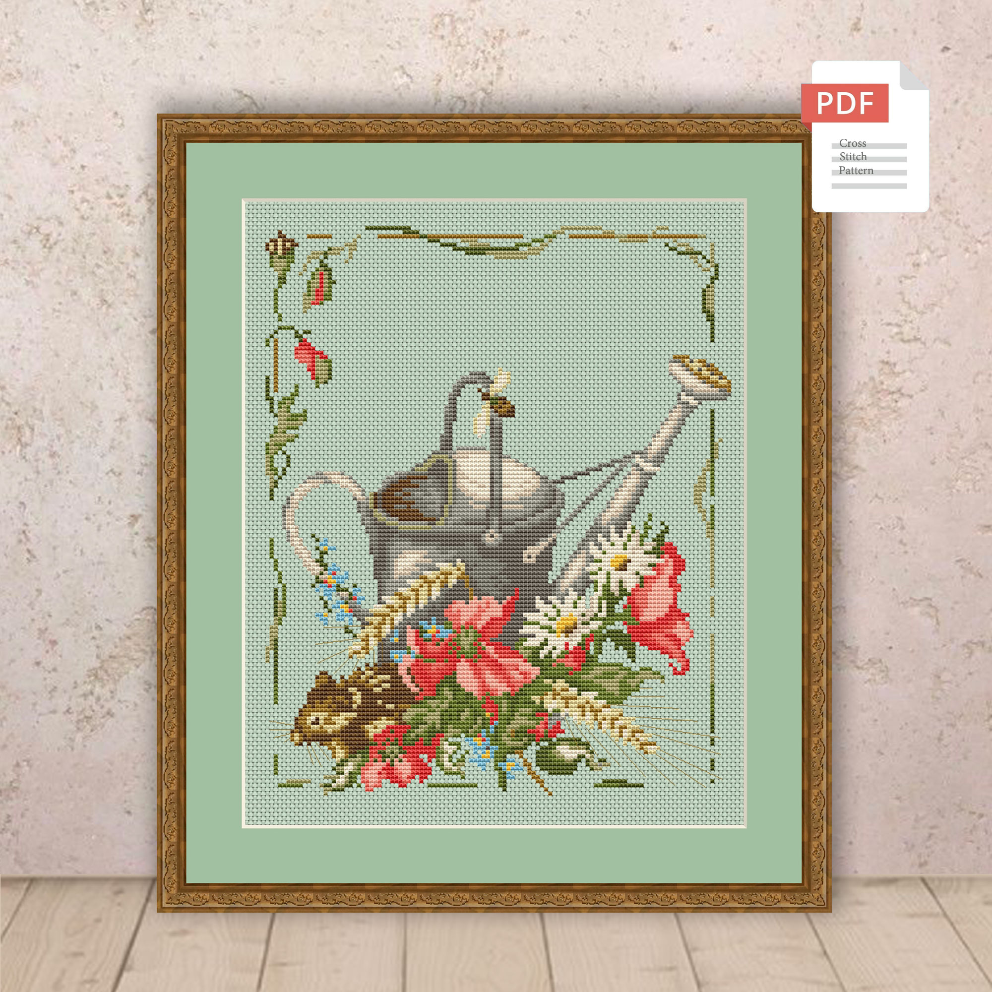 Summer Garden Cross Stitch Pattern #ssn212 - Image 2