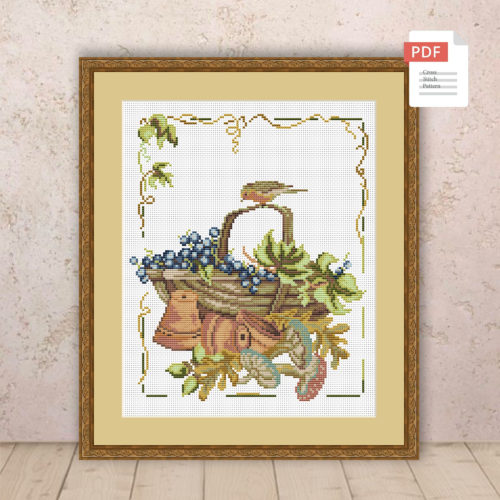 Autumn Garden Cross Stitch Pattern #ssn213