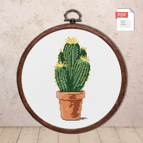 Cactus Cross Stitch Pattern #fl.008