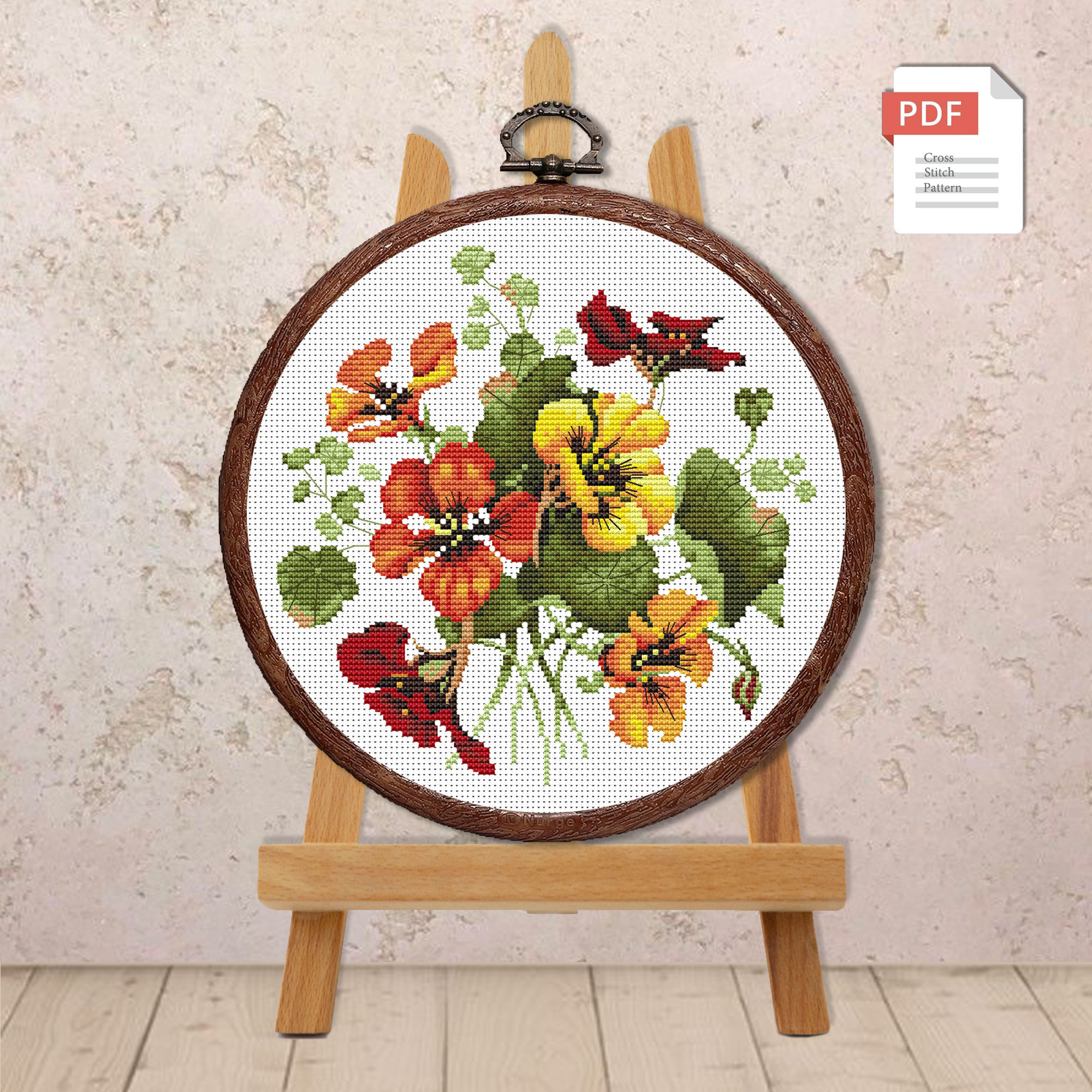 Wildflowers Cross Stitch Pattern #fl.025 - Image 2