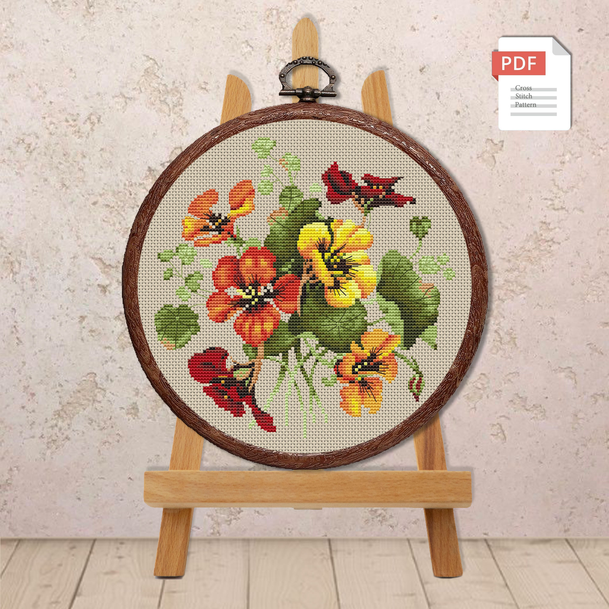 Wildflowers Cross Stitch Pattern #fl.025 - Image 3