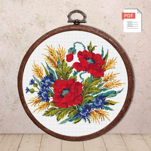 Wildflowers Cross Stitch Pattern #fl.026