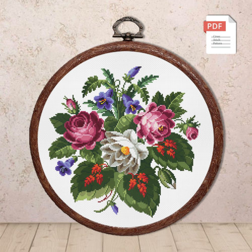 Flowers Cross Stitch Pattern #fl.027