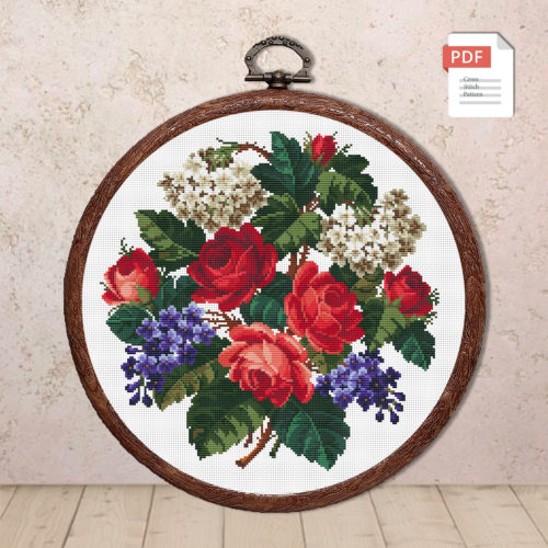 Flowers Cross Stitch Pattern #fl.028