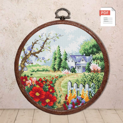 Spring Cross Stitch Pattern #nat.001