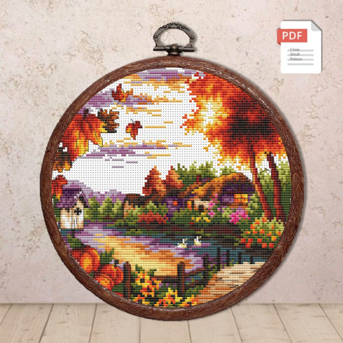 Autumn Cross Stitch Pattern #nat.005