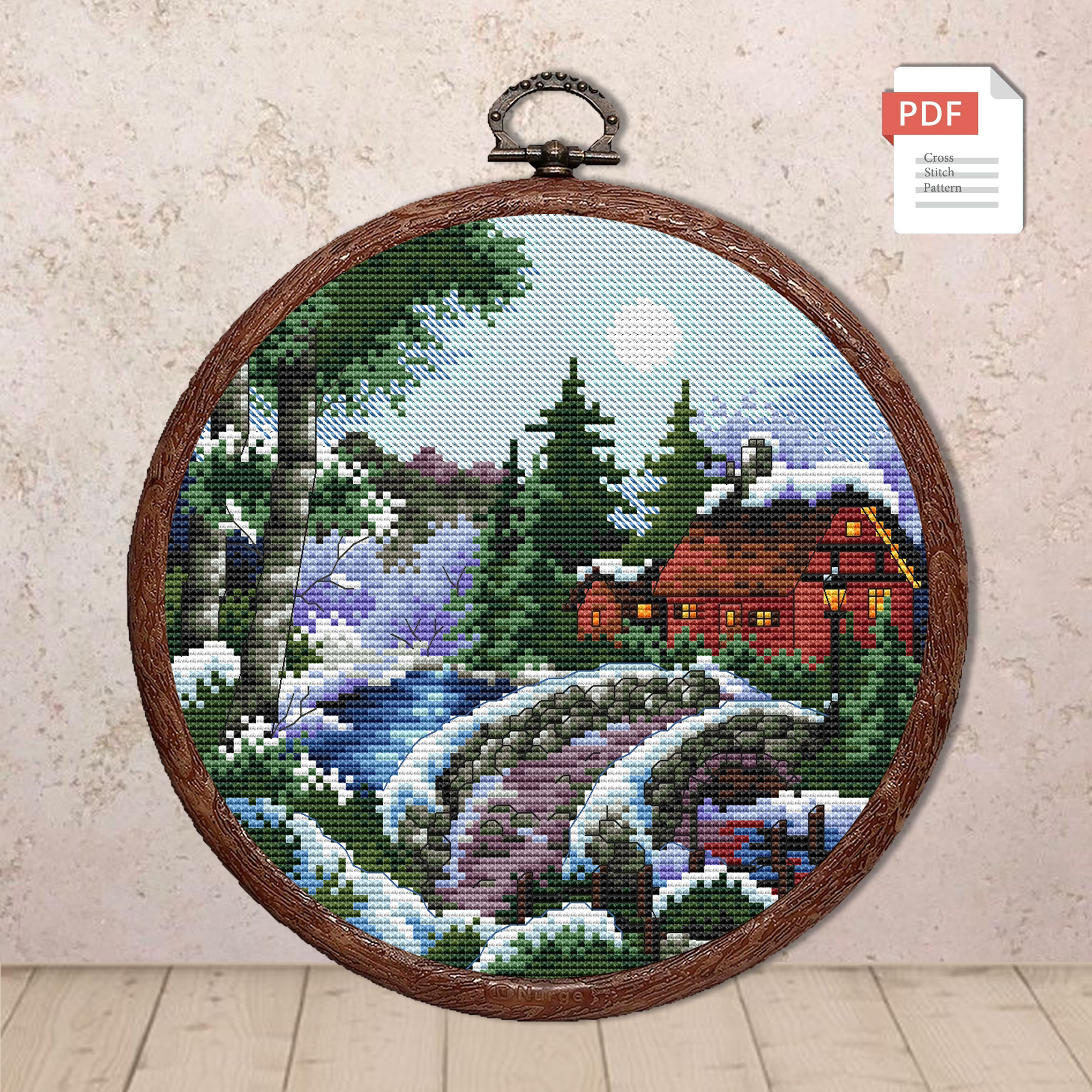 Winter Cross Stitch Pattern #nat.006