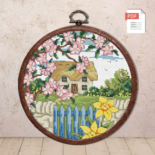 Spring Cross Stitch Pattern #nat.008