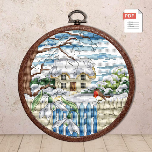 Winter Cross Stitch Pattern #nat.011