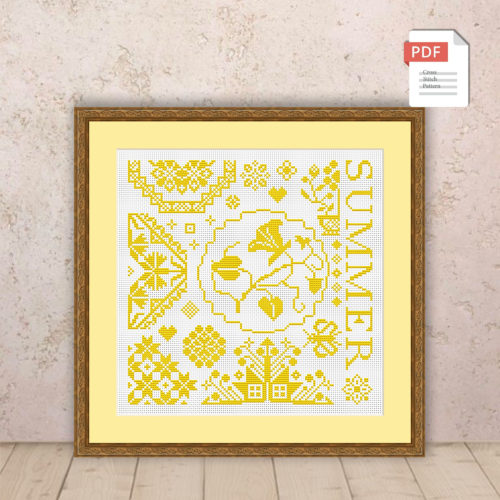 Summer Cross Stitch Pattern #ssn017