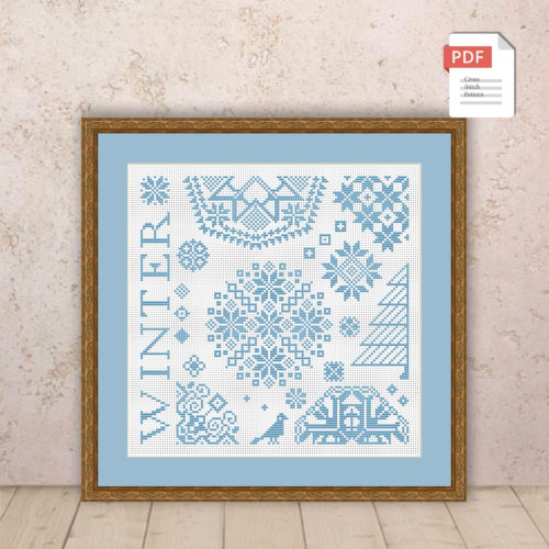 Winter Cross Stitch Pattern #ssn019