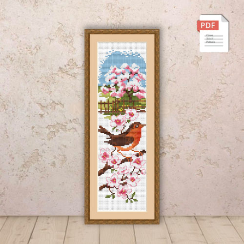 Spring Birds Cross Stitch Pattern #ssn026
