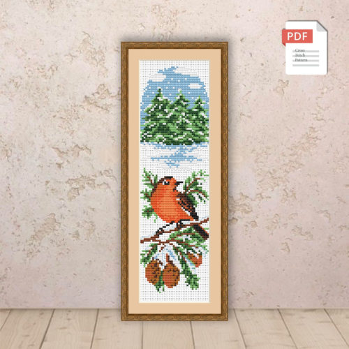 Winter Birds Cross Stitch Pattern #ssn029