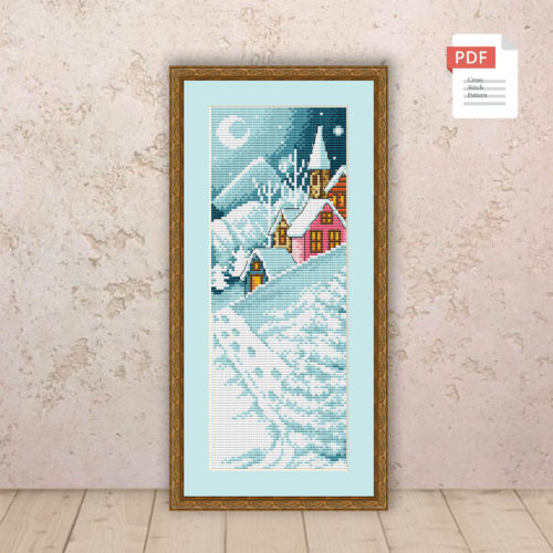 Winter Cross Stitch Pattern #ssn299