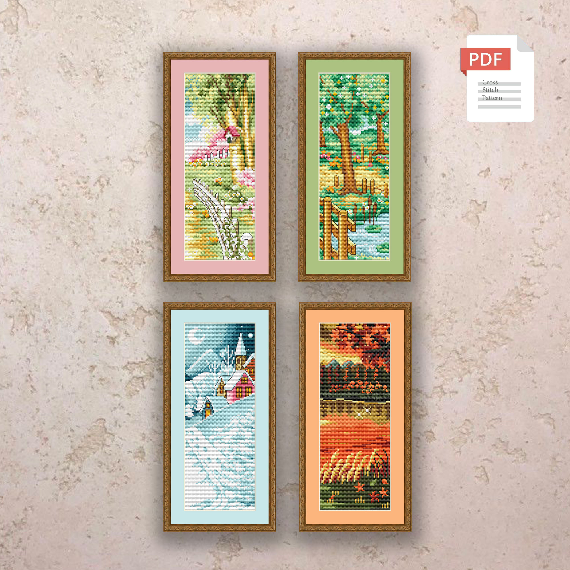 Spring Cross Stitch Pattern #ssn296 - Image 3